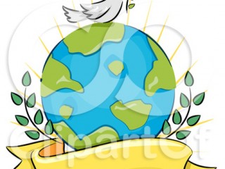 peace-dove-on-earth-with-branches-and-a-banner-kwjv5z-clipart