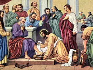 Jesus washes the feet of his disciples 1