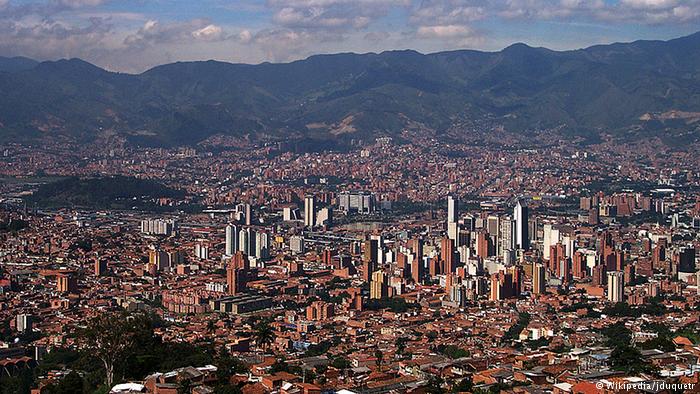 Medellin Kolumbien Übersicht Panorama