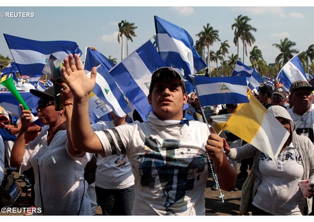 Các bạn trẻ Nicaragua - REUTERS