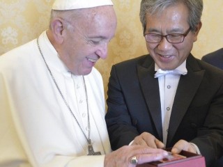 ĐTC Phanxicô và Đại sứ Hàn Quốc _Vatican Media