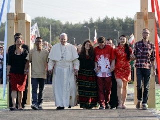 Pope says fallen world prefers