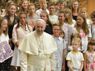 ĐTC Phanxicô trong buổi tiếp kiến chung ngày 08/08/2018  (Vatican Media)