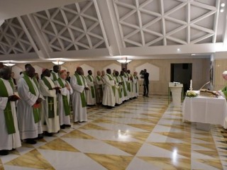 Các Giám mục Sudan dâng lễ với ĐTC Phanxicô  (Vatican Media)