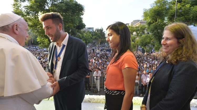 20180915 Francis of Palermo met the young people of Palermo 0