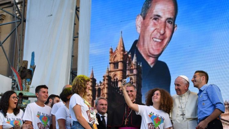 20180915 Francis of Palermo met the young people of Palermo 4