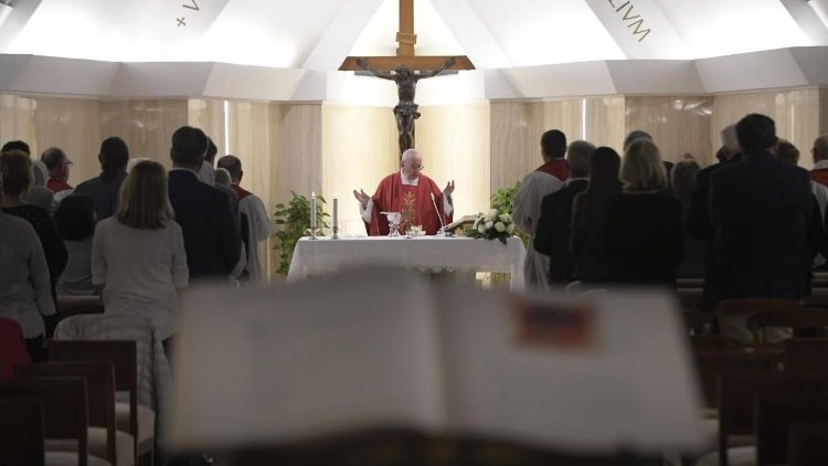 Thánh lễ tại nhà nguyện thánh Marta 20.09.2018 (Vatican Media)