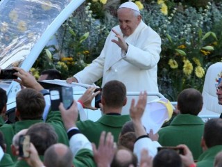 20180923 Pope Francis says during his homily at Mass in Santakos Park in Kaunas_Lithuania 4