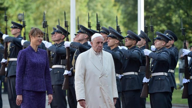 20180925 Francis of Assisi met the president and the civil authorities of Estonia 1