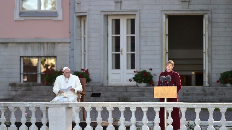 20180925 Francis of Assisi met the president and the civil authorities of Estonia 9