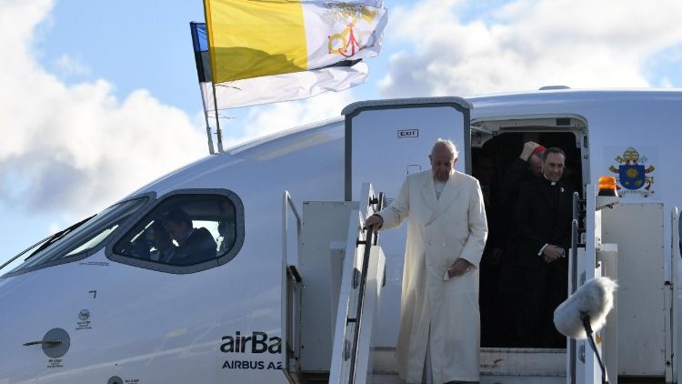 20180925 Pope Francis began to visit Estonia 0