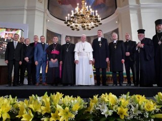 20180925 Pope Francis met with young ecumenical Christianity in Estonia 5