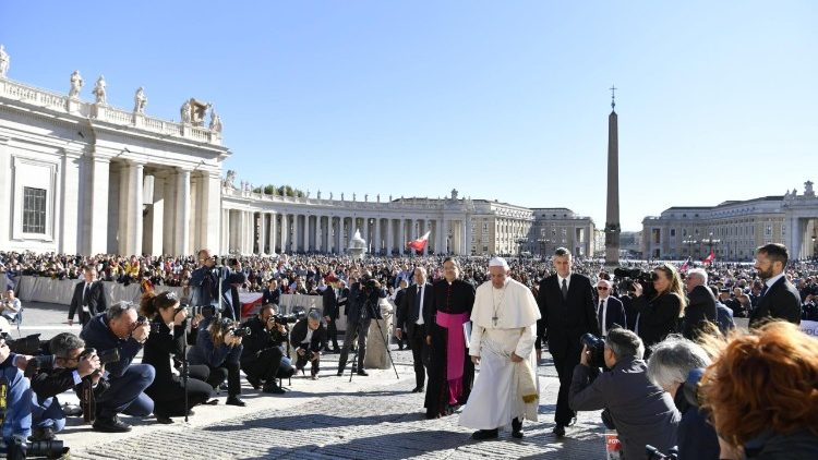 20180926 Papa Francis Freedom does not bring meaning to life if there is no love from God 1