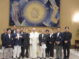 ĐTC Phanxicô tiếp Hội Tensho Kenoh Shisetsu Kenshoukai của Nhật  (Vatican Media)
