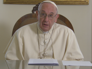 20181002 The pope sent a video message to the attendees of the Second International Catechism Conference