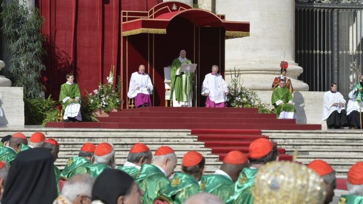 20181003 Pope Francis at the opening Mass for the Synod of Bishops on Young People, the Faith and Vocational Discernment 8