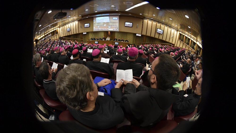 20181004 Pope Francis leads mid-afternoon the General Assembly of the Synod of Bishops 8
