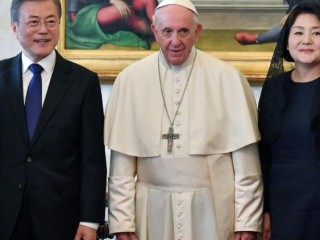 Đức Thánh Cha tiếp kiến Tổng Thống Hàn Quốc  (ANSA)