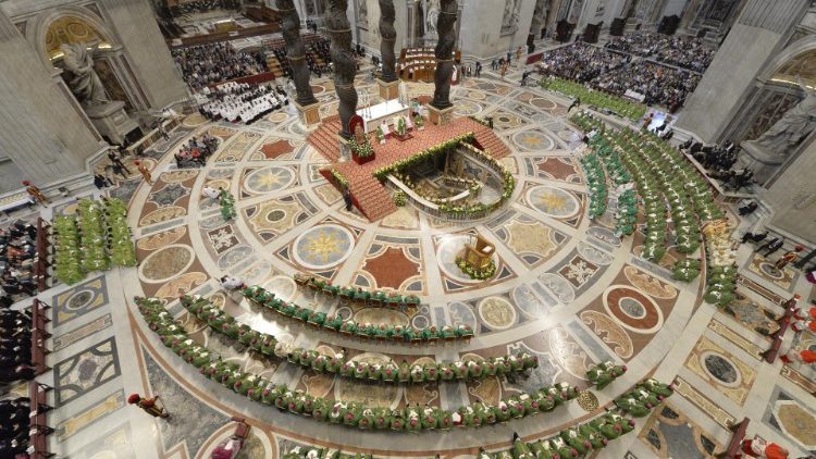 20181028 The closing ceremony of the 15th Synod of Youth Bishops on Youth 14