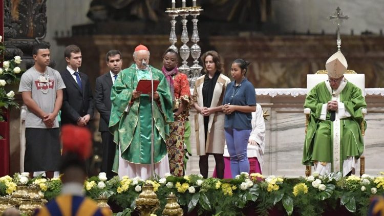 20181028 The closing ceremony of the 15th Synod of Youth Bishops on Youth 4