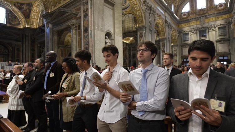 20181028 The closing ceremony of the 15th Synod of Youth Bishops on Youth 7