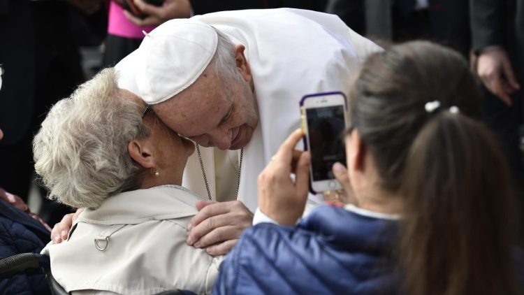 ĐTC Phanxicô tại buổi tiếp kiến chung (Vatican Media )