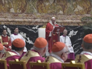 20181103 Pope Francis at a Requiem Mass celebrated in St Peters 3