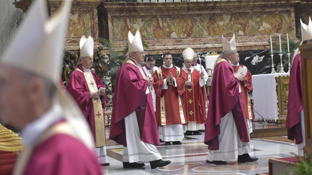 20181103 Pope Francis at a Requiem Mass celebrated in St Peters 9