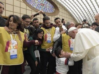 20181118 Papa Francesco ha pranzato con i poveri 12