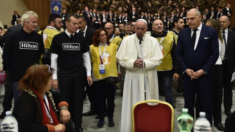 20181118 Papa Francesco ha pranzato con i poveri 7