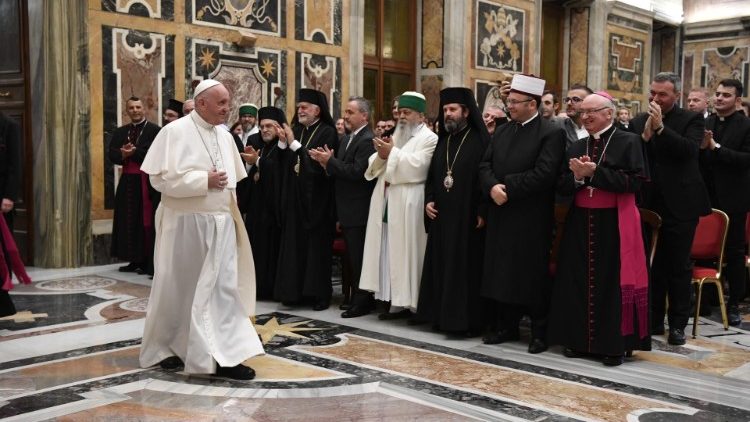 20181120 The Pope welcomed 200 delegates from all Albanians 5