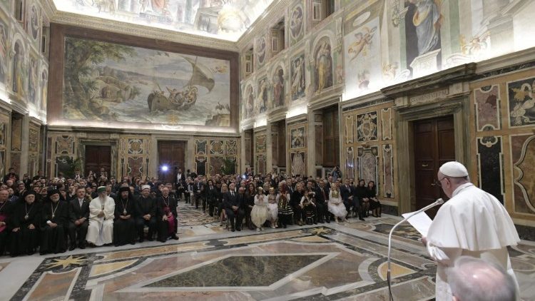 20181120 The Pope welcomed 200 delegates from all Albanians 7