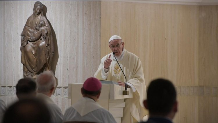 Thánh lễ tại nhà nguyện thánh Marta (Vatican Media)