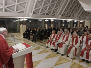 2018.11.30 Messa Santa Marta  (Vatican Media)