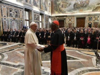 ĐTC tiếp kiến Hội nghị quốc tế về ma túy  (Vatican Media)