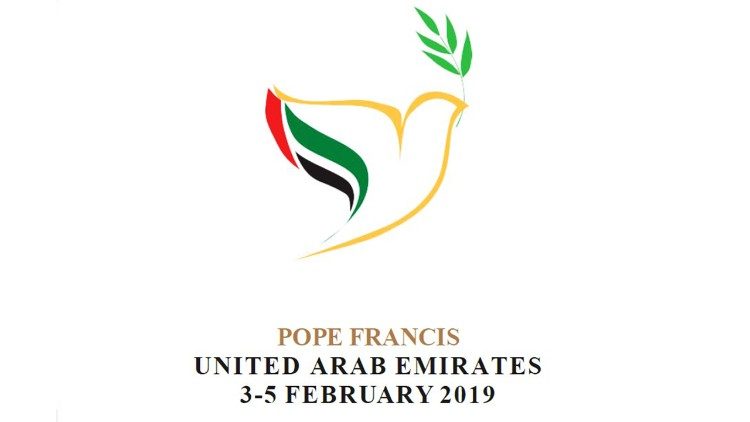 20181206 Logo of Pope's Apostolic Visit to the United Arab Emirates