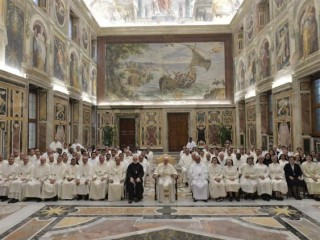 20181206 The Pope received 120 redeemers from the Congregation