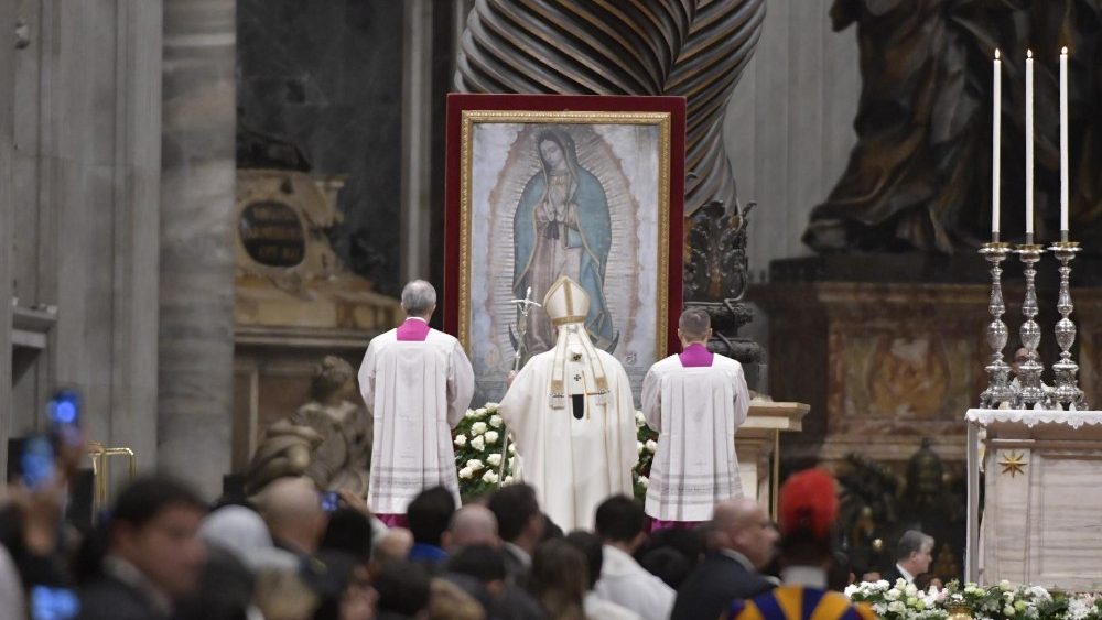 20181213 The Holy Father celebrates the feast of Our Lady of Guadalupe 0