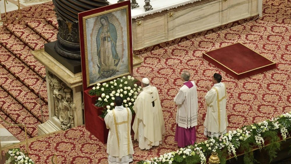 20181213 The Holy Father celebrates the feast of Our Lady of Guadalupe 3