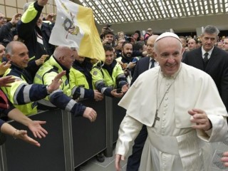 20181223 The Pope met with members of the Civil Protection Division 1