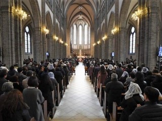 Lễ Giáng sinh tại một nhà thờ ở Seoul  (ANSA)