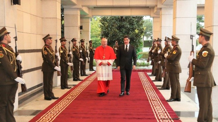 ĐHY Parolin gặp chính quyền Kurdes tại Erbil 