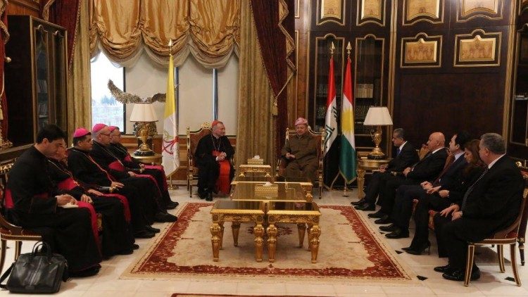 ĐHY Parolin gặp chính quyền Kurdes tại Erbil 