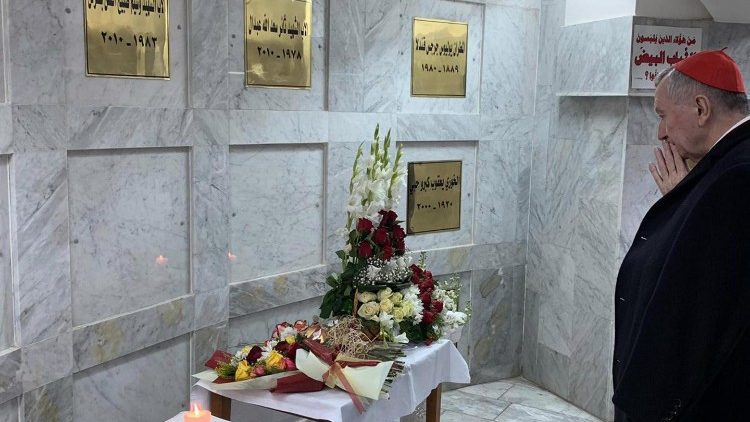 20181228 Parolin met Cardinal Kurdes at Erbil 3