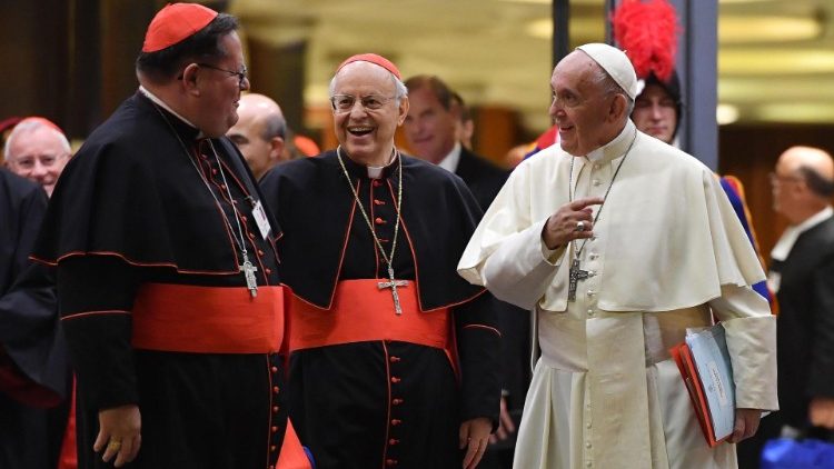 20181230 Papa Francesco e il card. Lorenzo Baldisseri