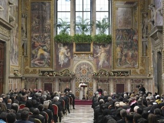 20190107 Pope gives address to Diplomatic Corps 11