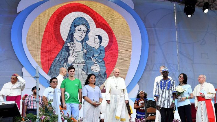 20190125 250,000 young people welcomed Pope Francis in Panama 1
