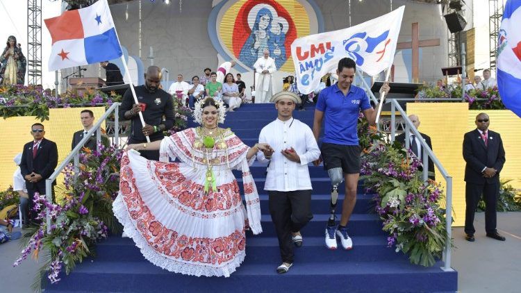 20190125 250,000 young people welcomed Pope Francis in Panama 13b