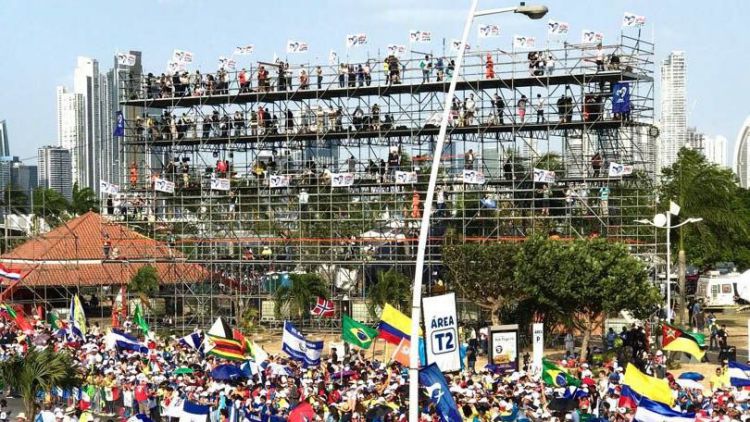 20190125 250,000 young people welcomed Pope Francis in Panama 19