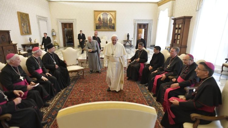 DTC gặp các vị lãnh đạo Công Giáo Trung Á   (Vatican Media)